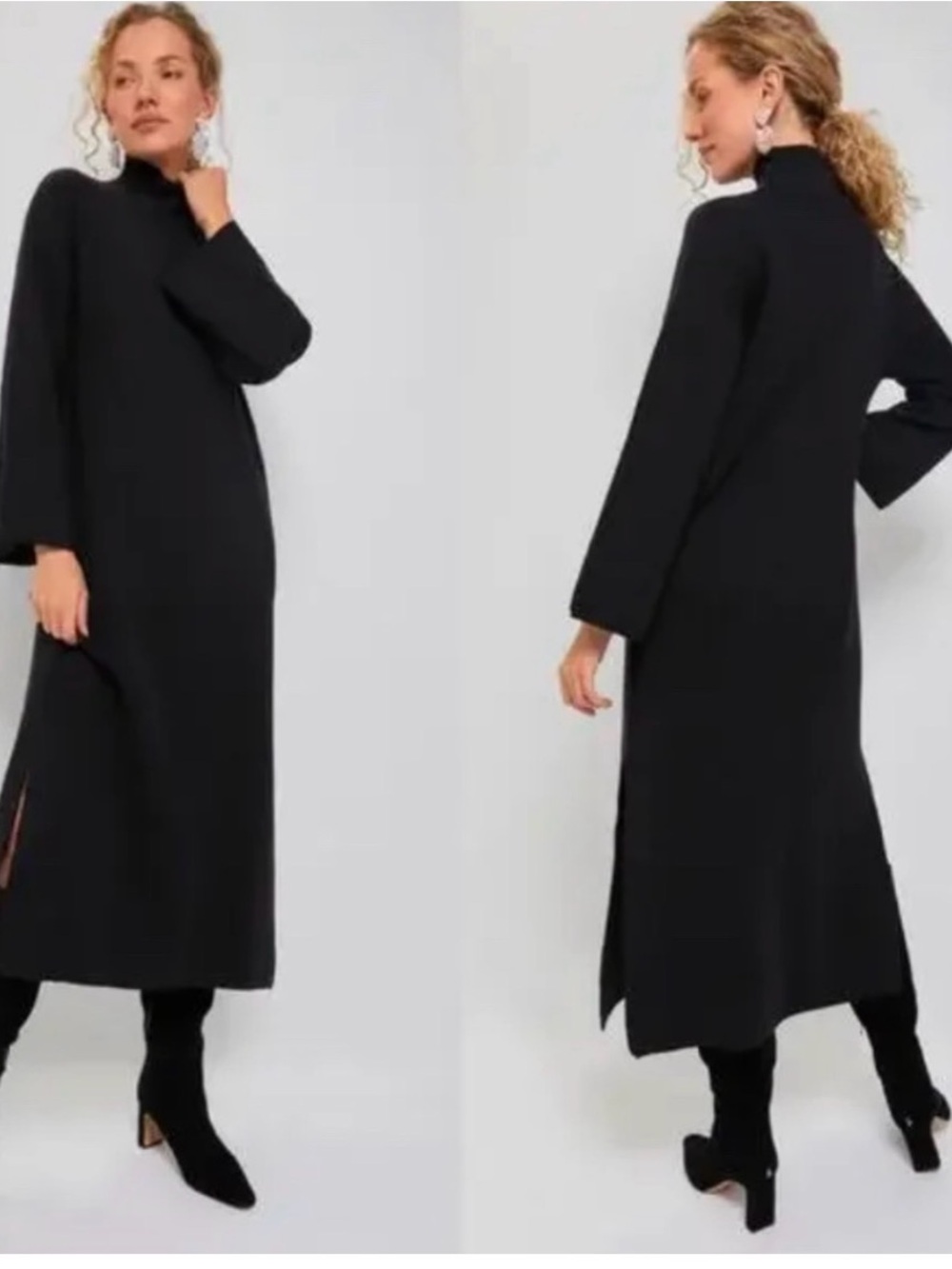 NWT Tuckernuck Pomander Place Vivianne Maxi Dress in Noir Black.
XSMALL.